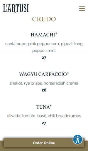 L’Artusi (NYC) 캡처 1