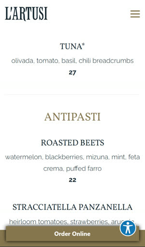 L’Artusi (NYC) 캡처 2