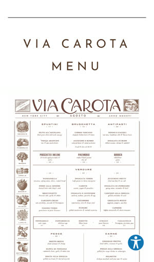 Via Carota (NYC) — 피할 것 캡처 1